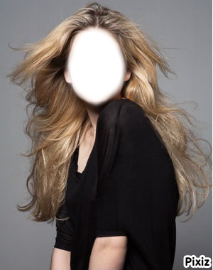 cheveux longs Photo frame effect