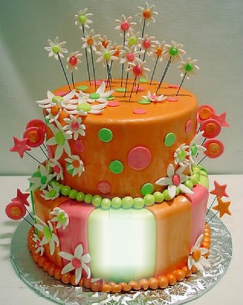 pasteles de cumpleaños Montaje fotografico
