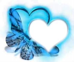 coeur bleu Fotomontagem