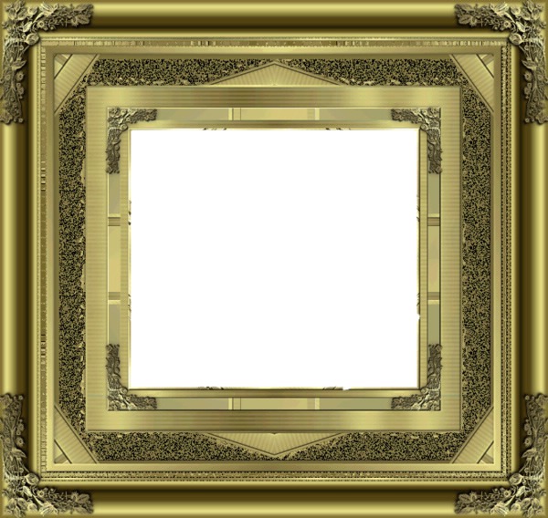 cadre doré Photomontage