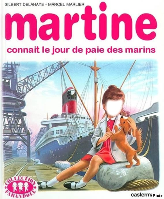 martine Fotomontage