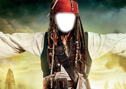 pirate des caraibes Fotomontage