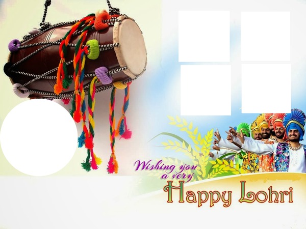 Happy Lohri Fotomontage