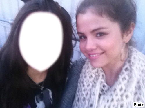 selena and you ;-) Montage photo