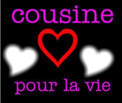 meilleur cousine 2014...$ Fotomontasje