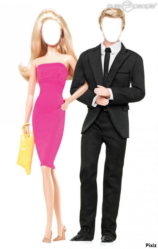 Ken & Barbie! Montaje fotografico