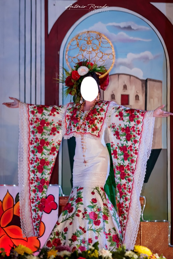 traje tipico yucatan Fotomontage