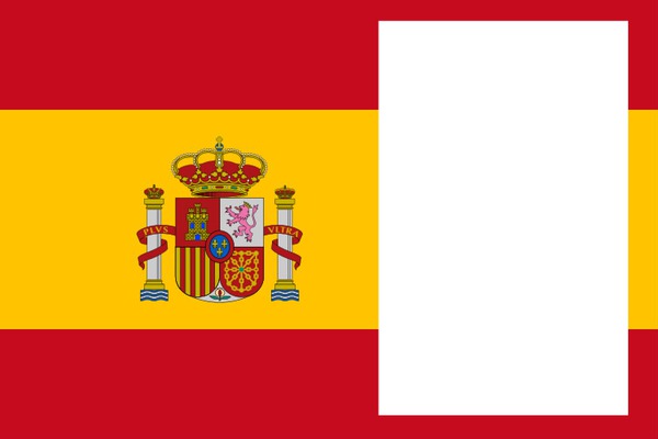 Spain flag Fotomontáž