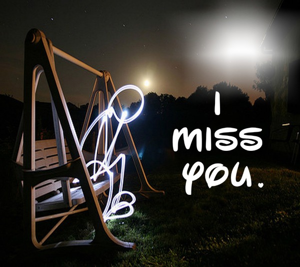 I miss you Montage photo
