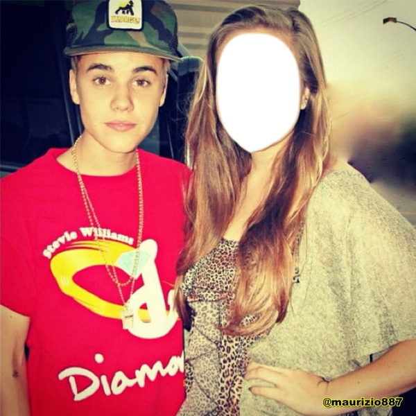 Justin bieber and her love Montage photo