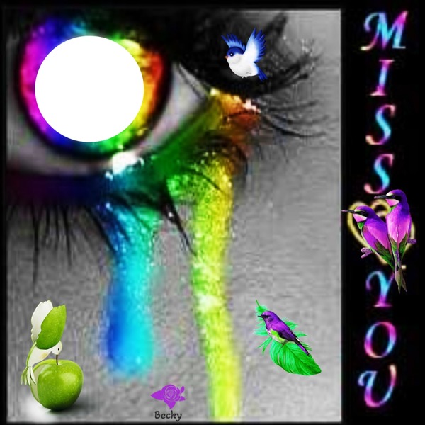 missing you Fotomontage