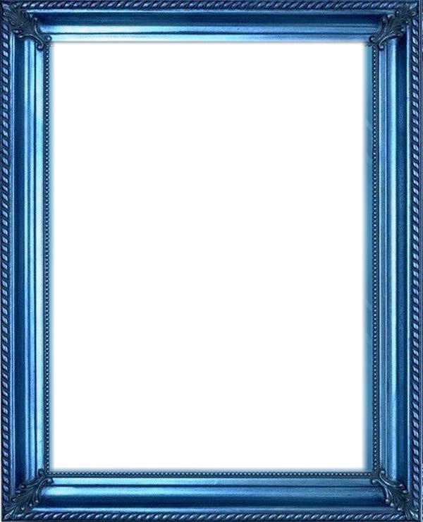 cadre bleu bleu Montaje fotografico