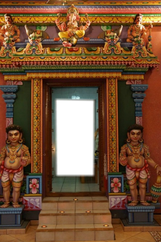 Sri Ganesha Fotomontage