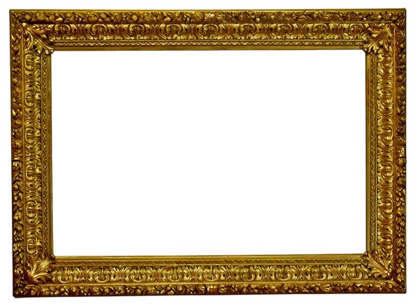 Italian Gold Baroque Frame Design Template | Pixiz