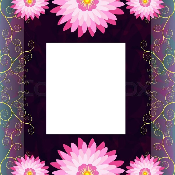 PRETTY IN PINK Photo frame effect