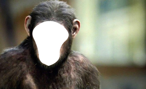 Mono planeta simio Fotomontagem