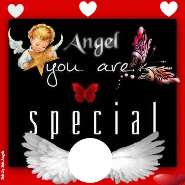 ANGEL YOU ARE SPECIAL Montaje fotografico