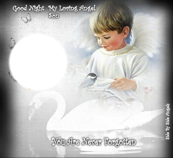GOOD NIGHT ANGEL SON Fotomontáž