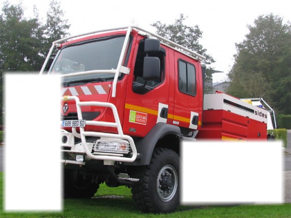 ccf sapeur pompier Fotomontage