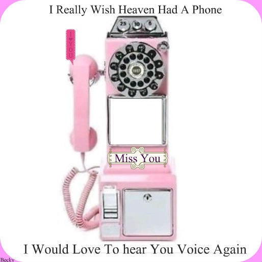 wish heaven had a phone Fotomontage
