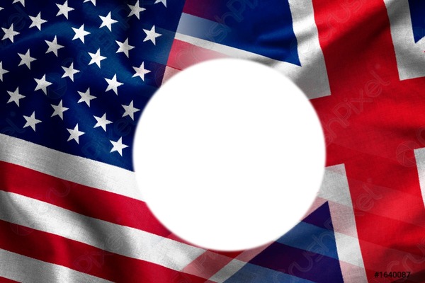 USA & UK - EUA e RU Фотомонтаж