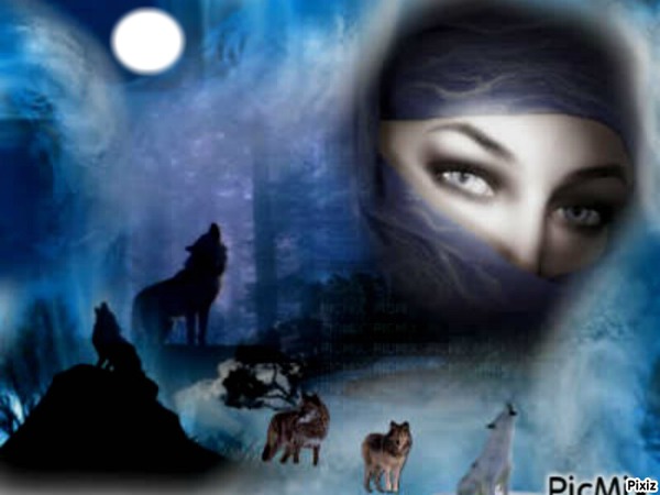 Wolves Photomontage