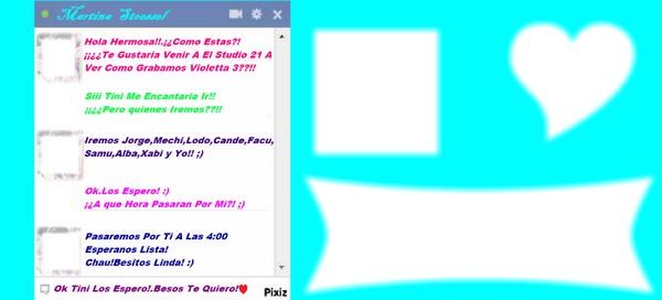 Chat Falso Con Martina Stoessel Fotomontagem