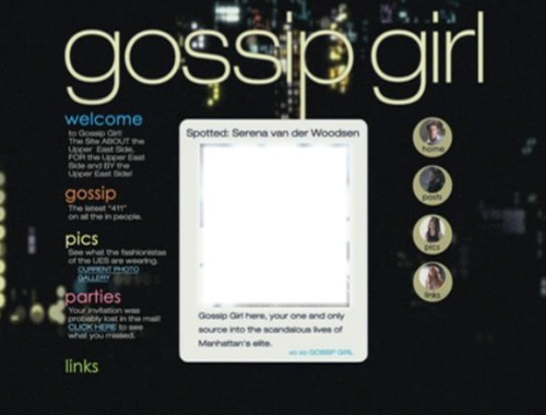 Ici Gossip Girl Fotomontāža