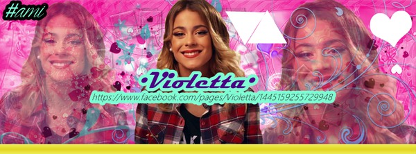 portada tini facebook https://www.facebook.com/pages/Violetta/1445159255729948 Fotomontage