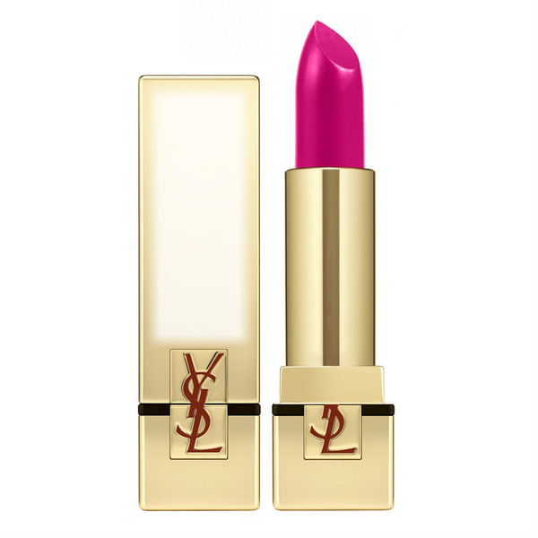 Yves Saint Laurent Rouge Pur Couture Lipstick in Fuchsia Valokuvamontaasi
