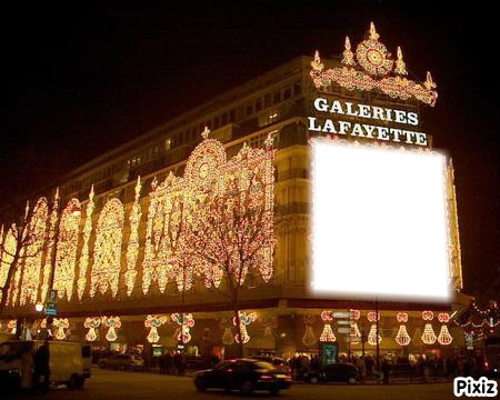 galerie lafayette Photo frame effect