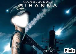 Rihanna - Battleship Fotomontaža