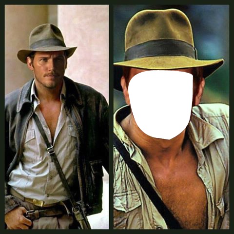 Indiana Jones Fotomontasje