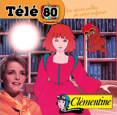 CLEMENTINE télé 80's Photo frame effect