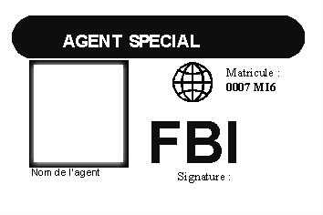 FBI agent special Montaje fotografico