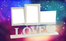 Collage Love♥ +3 Photos Photo frame effect