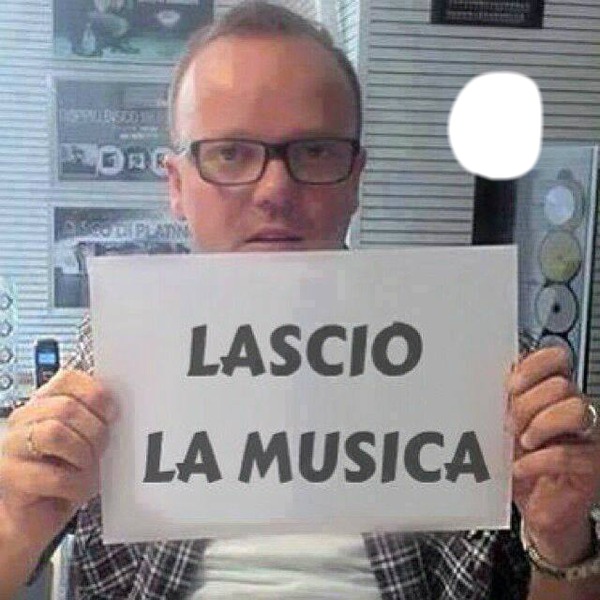 Lascio La Musica Фотомонтаж