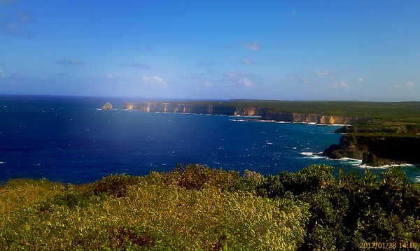 Pointe de la Vigie Guadeloupe Фотомонтажа