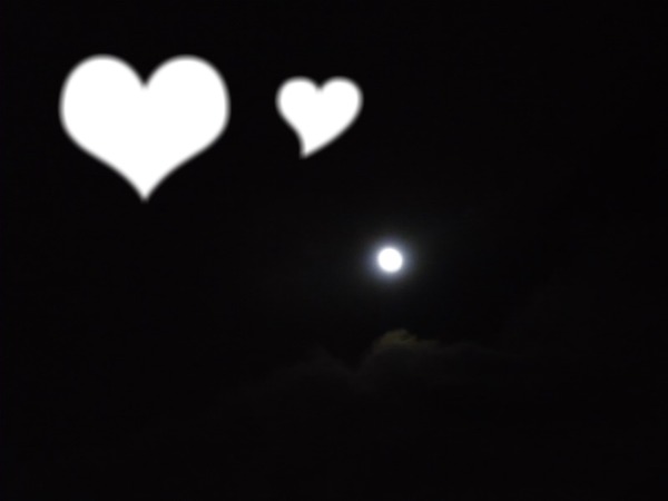 moon love Fotomontažas
