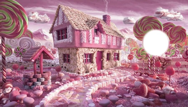 la maison en sucre Photomontage