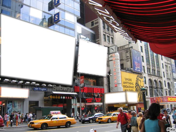 NEW YORK PANNEAUX Photo frame effect