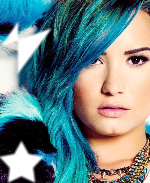 Demi Lovato "WARRIOR" Photo frame effect