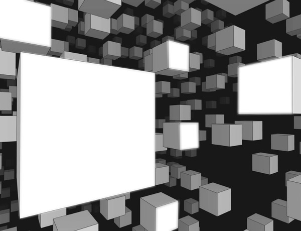 multi cube Photo frame effect