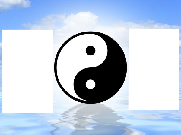 ying yang Fotomontáž