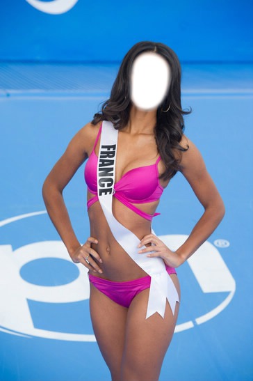 Miss France Fotomontažas