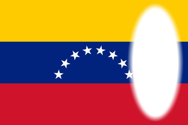 Venezuela bandera フォトモンタージュ