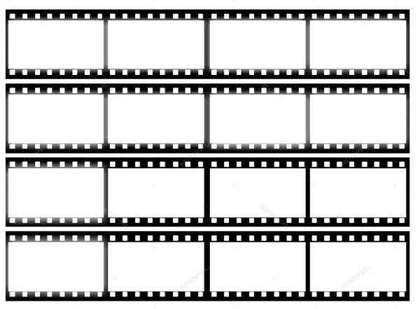 film strip Photo frame effect