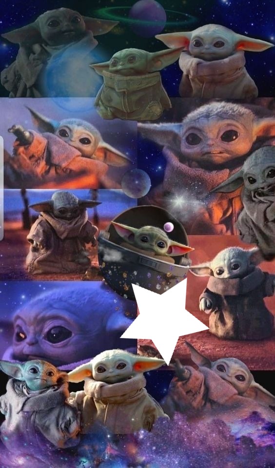 star wals Yoda Fotomontage