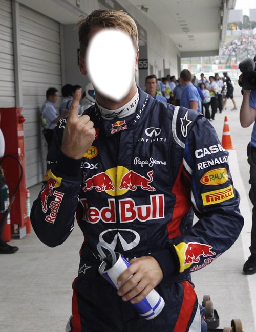 Vettel the best Fotomontage