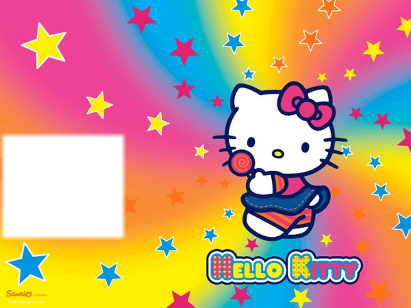 Hello Kitty Fotomontaggio
